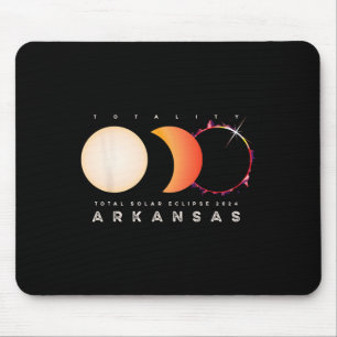 Solar Eclipse 2024 Arkansas Total Eclipse Amerika Mousepad