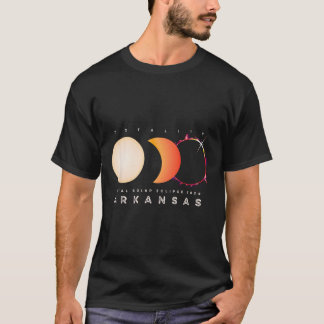 Solar Eclipse 2024 Arkansas Total Eclipse Amerika T-Shirt