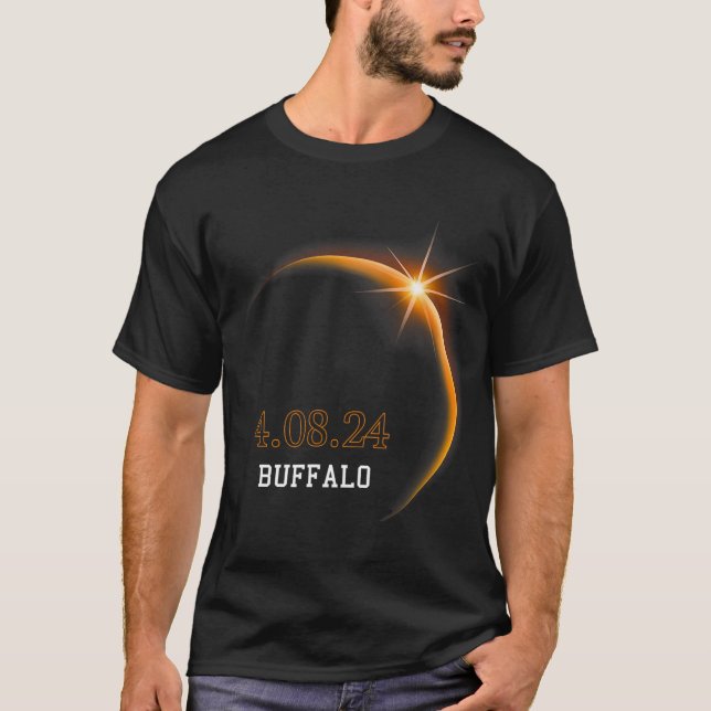 Solar Eclipse 2024 Buffalo Totality Spring 4,08,24 T-Shirt (Vorderseite)