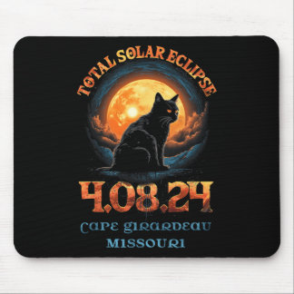 Solar Eclipse 2024 Cape Girardeau Missouri Mousepad