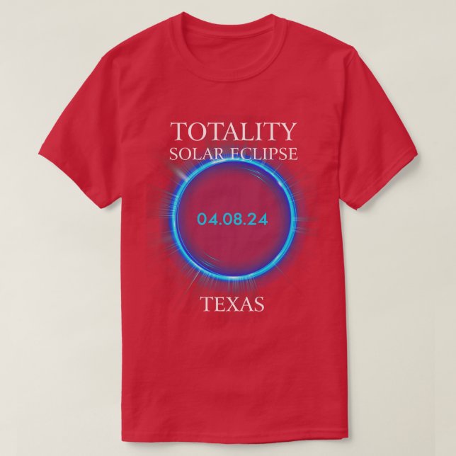 Solar Eclipse 2024 exas 04 T-Shirt (Design vorne)
