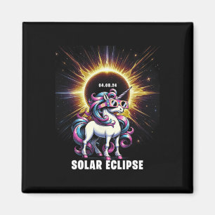 Solar Eclipse 2024 Gesamt Eclipse 8. April 24 Unic Magnet