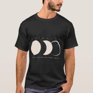 Solar Eclipse 2024 Gesamt Eclipse Astronomie Grafi T-Shirt