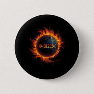 Solar-Eclipse 2024 Gesamt-Sun-Eclipse Button