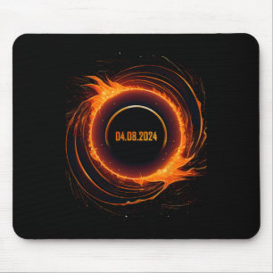 Solar-Eclipse 2024 Gesamt-Sun-Eclipse Mousepad