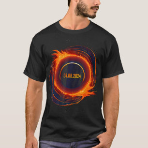 Solar-Eclipse 2024 Gesamt-Sun-Eclipse T-Shirt