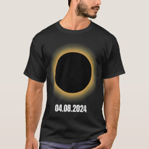 Solar-Eclipse 2024 Gesamtsolaröklipse 4,08,24 T-Shirt