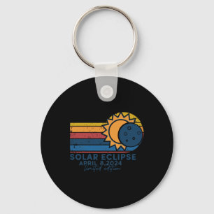 Solar-Eclipse 2024 Gesamtsolaröklipse 8. April 202 Schlüsselanhänger