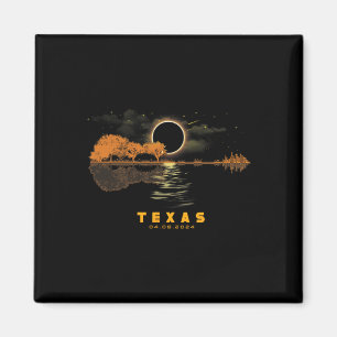 Solar Eclipse 2024 Guitar 04.08.24 Totality Texas Magnet