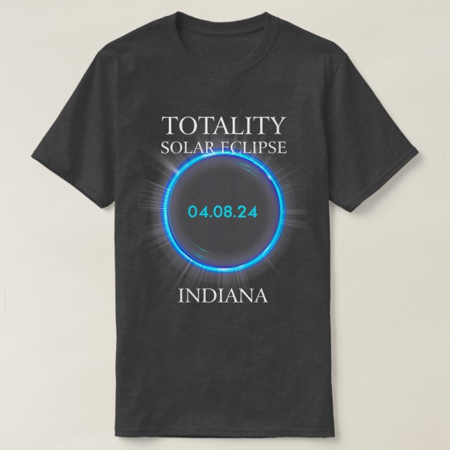 Solar Eclipse 2024 Indiana 04 T-Shirt (Design vorne)