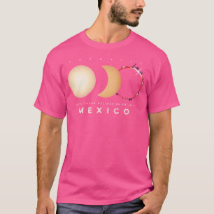 Solar Eclipse 2024 Mexiko Gesamte Eclipse Astronom T-Shirt