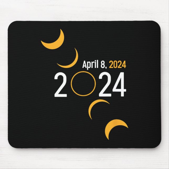 Solar Eclipse 2024 Mousepad (Vorne)