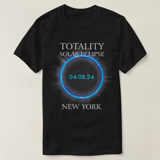 Solar Eclipse 2024 New York 04 T-Shirt (Design vorne)