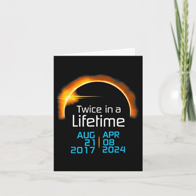 Solar Eclipse 2024 Niedlich Solar Eclipse Kinder K Karte (Vorderseite)