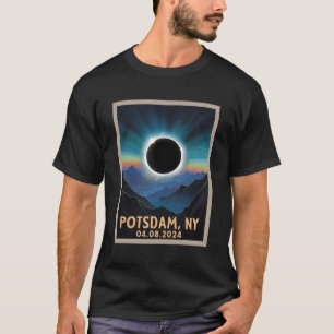 Solar Eclipse 2024 Potsdam New York T-Shirt