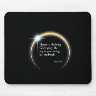 Solar Eclipse 2024 - Psalm 191 Mousepad