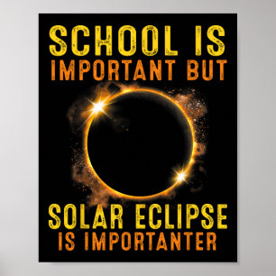 Solar Eclipse 2024 School Solar Eclipse Wichante Poster