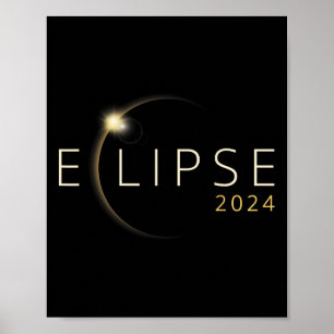 Solar-Eclipse 2024 Solaranlage insgesamt 4,08,24 1 Poster