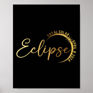 Solar-Eclipse 2024 Solaranlage insgesamt 4,08,24 1 Poster