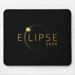Solar-Eclipse 2024 Solaranlage insgesamt 4,08,24 3 Mousepad