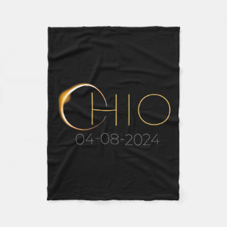 Solar Eclipse 2024 Staat Ohio Total Solar Eclipse Fleecedecke
