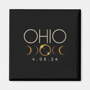 Solar Eclipse 2024 Staat Ohio Total Solar Eclipse Magnet