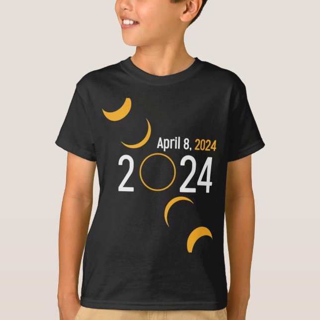 Solar Eclipse 2024 T-Shirt (Vorderseite)