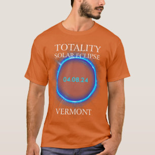 Solar Eclipse 2024 Vermont 04 T-Shirt