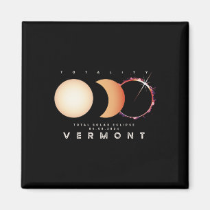 Solar Eclipse 2024 Vermont Total Eclipse Astronomi Magnet