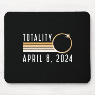 Solar Eclipse 8. April 2024 Totality Solar Eclipse Mousepad