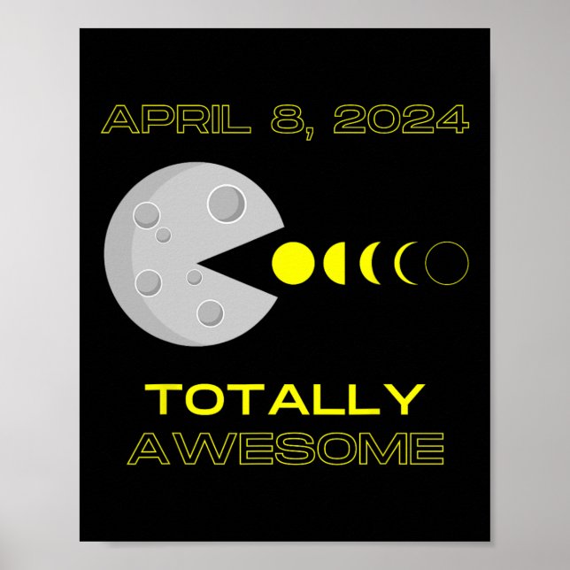 Solar Eclipse - 8. April Poster (Vorne)