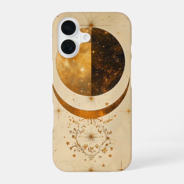 Solar Eclipse Alchemy Phone Case iPhone 16 Hülle (Rückseite)