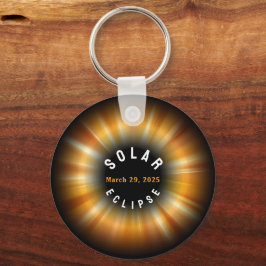 Solar Eclipse American Event 3/29/2025 INDIVIDUELL Schlüsselanhänger