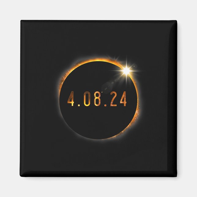 Solar Eclipse American Totality Spring 40824 Magnet (Vorne)