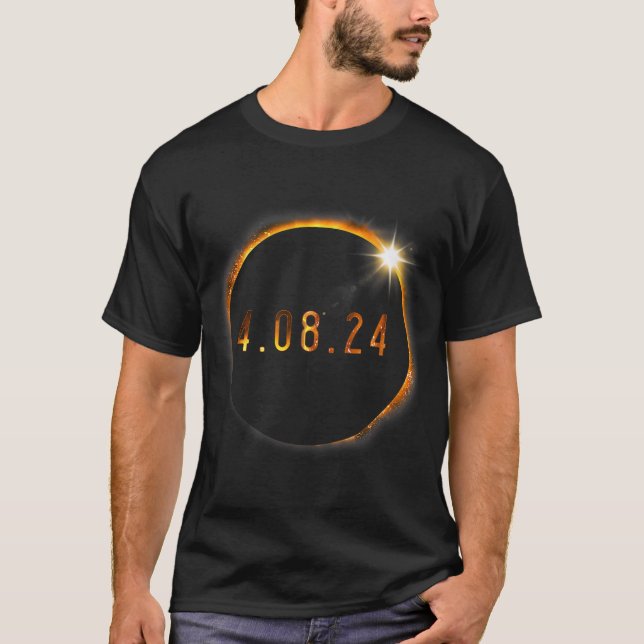 Solar Eclipse American Totality Spring 40824 T-Shirt (Vorderseite)