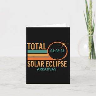 Solar Eclipse Arkansas 8. April 2024 Totalität Karte