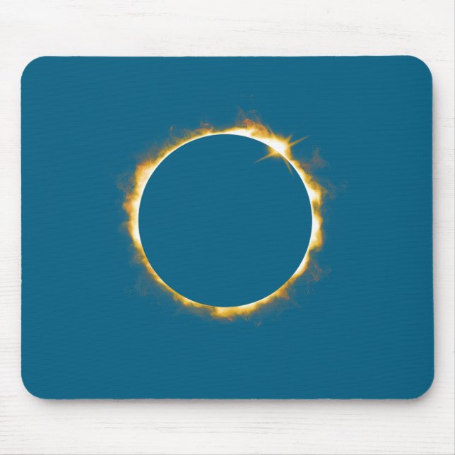 Solar Eclipse August 21 2017 Illustration Mousepad (Vorne)