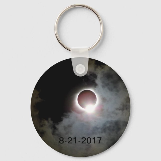 Solar Eclipse August 21. 2017 Schlüsselanhänger (Vorderseite)