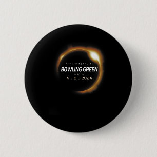 Solar Eclipse Bowling Green Ohio 8. April Button