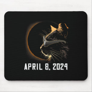 Solar Eclipse Cat Solar Eclipse Brille Cat Mousepad