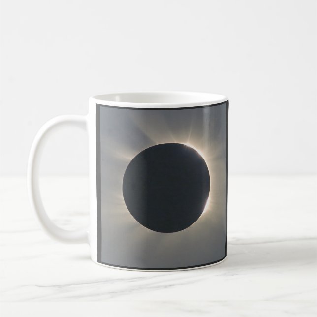 Solar Eclipse Closeup Kaffeetasse (Links)