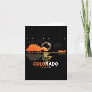 Solar Eclipse Colorado Gitarre Totality Karte