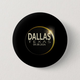 Solar Eclipse Dallas Texas 8. April 2024 Ecli Button