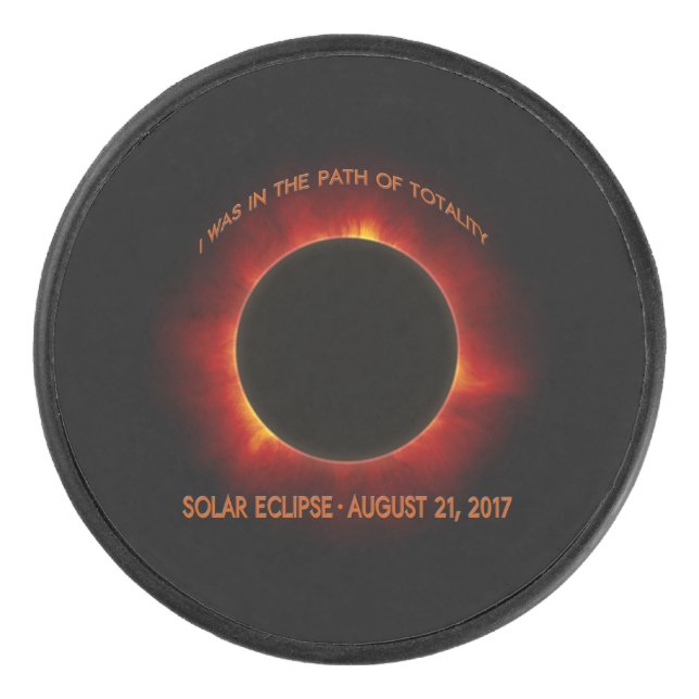 Solar-Eclipse Eishockey Puck (Vorderseite)