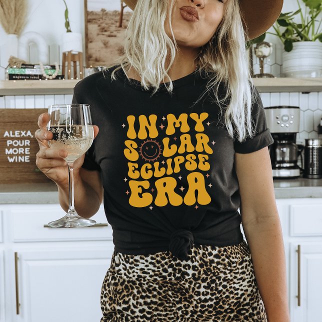 Solar Eclipse Era Tshirt (SolarEclipse, CosmicFashion, AstronomyShirt, CelestialStyle, SpaceApparel, EclipseFashion, Astronomi)