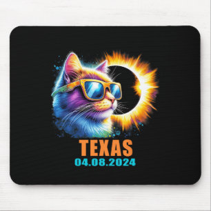 Solar-Eclipse-Gles insgesamt 2024 Cat Solar Eclips Mousepad