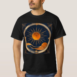 Solar Eclipse Hills 2024 oder Name Männer hinzufüg T-Shirt