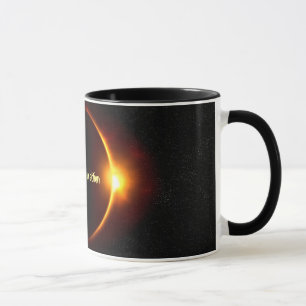 Solar Eclipse in Action Black 11 oz Combo Tasse