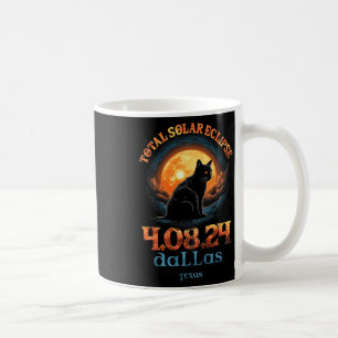Solar Eclipse insgesamt 2024 Dallas Texas Kaffeetasse