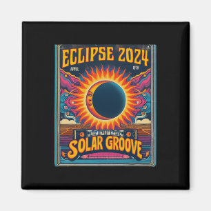 Solar Eclipse insgesamt 8. April 2024 Nord Magnet